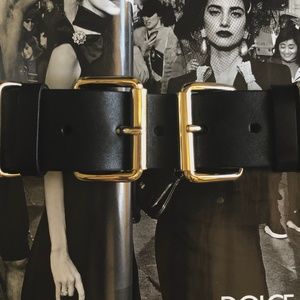 B-LOW THE BELT "BANGLES BELT" IN BLACK & GOLD